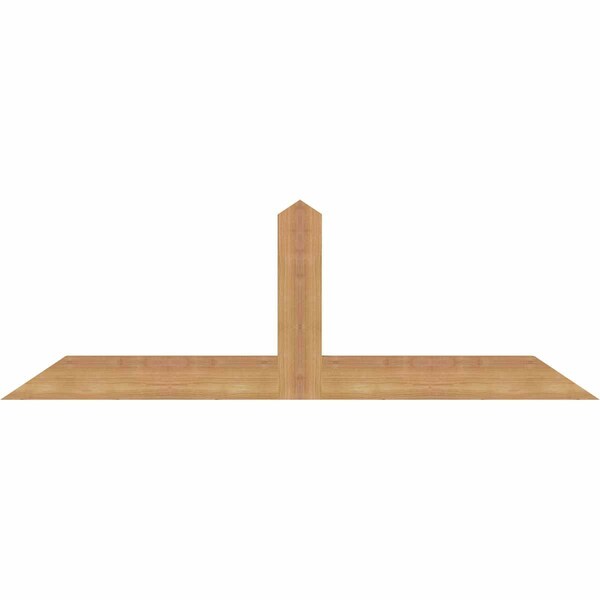 Ekena Millwork Portland Smooth Timber Gable Bracket, Western Red Cedar, 48"W x 16"H x 1 1/2"D x 3 1/2"F, 8/12 Pitch GBW048X16X0204POR00SWR - main